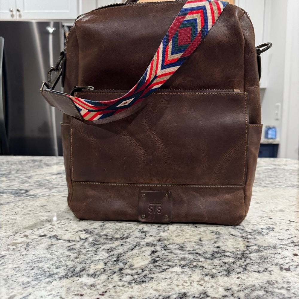 STS Ranchwear Brown Leather Backpack